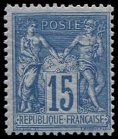 90   15c. Bleu, Fraîcheur Postale, TB - Sonstige & Ohne Zuordnung