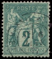 62    2c. Vert, Obl. Càd, Bon Centrage, TTB - Other & Unclassified