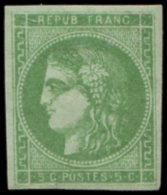 42B   5c. Vert Jaune, R II, TB - Other & Unclassified