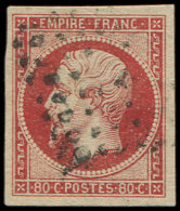 17B  80c. Rose, Très Belles Marges, Obl., TB - Altri & Non Classificati