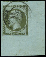 11    1c. Olive, COIN De FEUILLE, Obl. Càd ALGER 18/12/60, Légère Froissure, Sinon Superbe - Autres & Non Classés