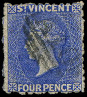 SAINT-VINCENT 14a : 5p. Bleu-violet Foncé, Obl., TB. C - Autres & Non Classés