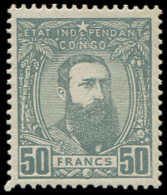 CONGO BELGE 13B : 50f. Gris, TB - Other & Unclassified