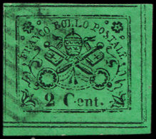 ITALIE (ANCIENS ETATS) EGLISE 12 : 2c. Vert, Obl., TB - Other & Unclassified