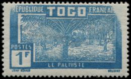 TOGO 147 : 1f. Bleu, Impression Incomplète Du Cadre, TB - Other & Unclassified