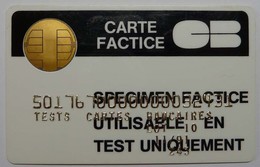 FRANCE - Bull 3 - EFTPOS Test - Specimen Factice - Cartes Bancaires - Andere & Zonder Classificatie