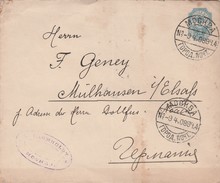 Russie Entier Postal Pour Mulhouse 1908 - Cartas & Documentos