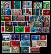 Europa-CEPT; Smal Colection Of 56 Used Stamps (with 27 Complete Sets) - Collections