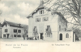 HÔTEL DE LA POSTE à MARIASTEIN - CANTON DE SOLEURE - CPA ANIMEE - TRES BEL ETAT. - Metzerlen-Mariastein