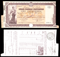 [NC] BUONO POSTALE FRUTTIFERO 5000 LIRE 1941 REGNO D'ITALIA (nc1662) - Sonstige & Ohne Zuordnung