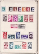 Monaco - Collection Vendue Page Par Page - Timbres Neufs * Avec Charnière - TB - Unused Stamps