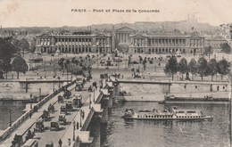 PARIS  75      CPA     PONT ET PLACE DE LA CONCORDE - Plätze