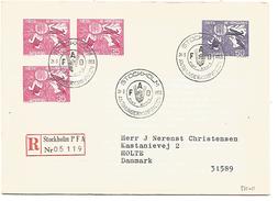 SUEDE LETTRE RECOMMANDEE DE STOCKHOLM  POUR LA FRANCE DU 21/3/1963 - 1930- ... Coil Stamps II