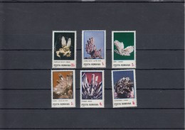 Roumanie - Minéraux Neufs**  Année 1985 Y.T. 3627/3632 - Unused Stamps