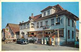 P435- Suisse - Hotel De La Croix D Or ,fahy - Jura Suisse -louis Daucourt Mahon Negt -station D Essence Bp - - Court