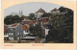 NORDHAUSEN  -Stadtmauer Mit Dom - Nordhausen