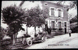 52 MONTIGNY LE ROI LA POSTE VOITURE AUTOMOBILE PTT  VOYAGE 1907 - Montigny Le Roi