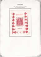 Monaco - Collection Vendue Page Par Page - Timbres Neufs * Avec Charnière - TB - Blocks & Kleinbögen