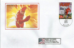 Wally West (Flash) Popular Superhero, Special Letter Addressed To Florida - Bandes Dessinées