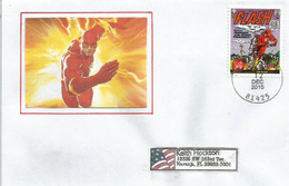Wally West (Flash) Popular Superhero, Special Letter Addressed To Florida - Comics