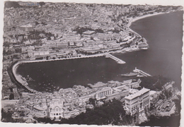 CARTE PHOTO,PHOTOGRAPHE MICHAUD ,MONACO,DYNASTIE DES GRIMALDI,VUE AERIENNE,PORT - Altri & Non Classificati