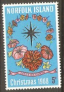 Norfolk Islands 1968 SG 98 Christmas Unmounted Mint - Isola Norfolk