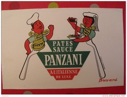 Buvard Pates Sauce Panzani. Illustré Morvan. Vers 1950 - P