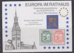 Germany 1978 Nordposta / Europa Im Rathaus Hamburg M/s (32742) - Europäischer Gedanke