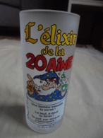 Vintage - Verre Humoristique "L'Elixir De La 20Aine" - Glas & Kristall