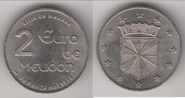 **** 2 EURO MEUDON 1998 - PRECURSEUR EURO **** EN ACHAT IMMEDIAT !!! - Euros Des Villes