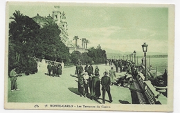 MONTE CARLO - N° 78 - LES TERRASSES DU CASINO AVEC PERSONNAGES - CPA NON VOYAGEE - Le Terrazze