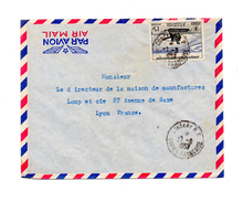 ENVELOPPE DE CONAKRY POUR LYON DU 27/08/1957 - Briefe U. Dokumente