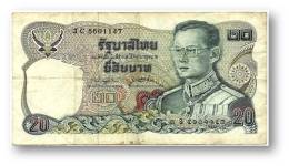 THAILAND - 20 Baht - ND ( 1981 ) - Pick 88 - Sign. 73 - Serie 3 C - King Rama IX - 2 Scans - Thaïlande