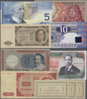 Very Nice And Interesting Collection With 82 Banknotes From All Over The World, Containing For Example Armenia 100... - Other & Unclassified