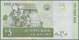 1997/2004 (ca.), Ex Pick 36-51, Quantity Lot With 137 Banknotes In Good To Mixed Quality, Sorted And Classified By... - Malawi