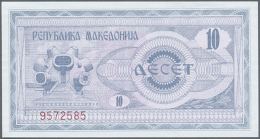 1992, Pick 1, Quantity Lot With 173 Banknotes In Good To Mixed Quality, Sorted And Classified By Pick Catalogue... - North Macedonia