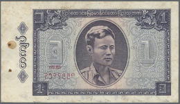 1965/1987 (ca.), Ex Pick 52-65, Quantity Lot With 328 Banknotes In Good To Mixed Quality, Sorted And Classified By... - Myanmar