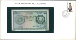 500 Milas 1979 P. 42c In Large Envelope "Banknotes Of All Nations" In Conidtion: UNC. (D) - Cyprus