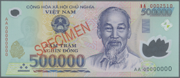 500.000 Dong ND Specimen P. 124s In Condition: UNC. (D) - Vietnam