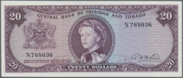 20 Dollars L.1964 P. 29b. This Banknote With Portrait Of Queen Elizabeth II In Center Is The Highes Denomination Of... - Trinidad & Tobago