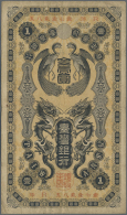 1 Gold Yen 1904 P. 1911, 3 Strong Horizontal And One Vertical Fold, No Holes Or Tears, Still Strongness In Paper... - Taiwan