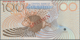 100 Rupees ND Specimen Proof P. 27s In Condition: UNC. (D) - Seychelles