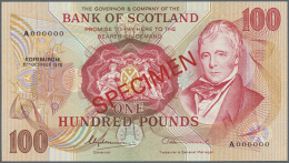 100 Pounds 1978 Specimen P. 115cs, In Condition: AUNC Wiht A Light Dint At Right Border. (D) - Other & Unclassified