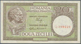 Romania: 20 Lei ND(1948) P. 80, Light Handling In Paper, Otherwise Crisp And Original, Condition: XF+ To AUNC. (D) - Romania