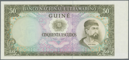 Set Of 4 Banknote Proofs 50, 100 And 500 Escudos ND Proof P. 44(p), 45(p), 46(p). The 500 Escudos Proof Consists Of... - Guinea-Bissau