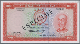 Portuguese Guinea: 1000 Escudos 1964 Specimen, P.43s In Perfect UNC Condition (D) - Guinea-Bissau