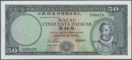 50 Patacas 1976 P. 56, Light Dint At Upper Right, Condition: AUNC. (R) - Macau