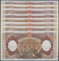 Set Of 18 Banknotes 10.000 Lire P. 89 Containing The Following Dates 2x 1962, 4x 1961, 1x 1959, 1x 1958, 2x 1957,... - Other & Unclassified