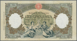 5000 Lire 1947 P. 85a, Light Folds In Paper, Washed And Pressed But Still Strong Paper And Nice Colors, No Holes,... - Other & Unclassified