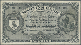 1 Pound 1953 P. 19b, Used With Stronger Center Fold, 3 Tiny Border Tears, Still Original Paper And Strong Colors.... - Other & Unclassified